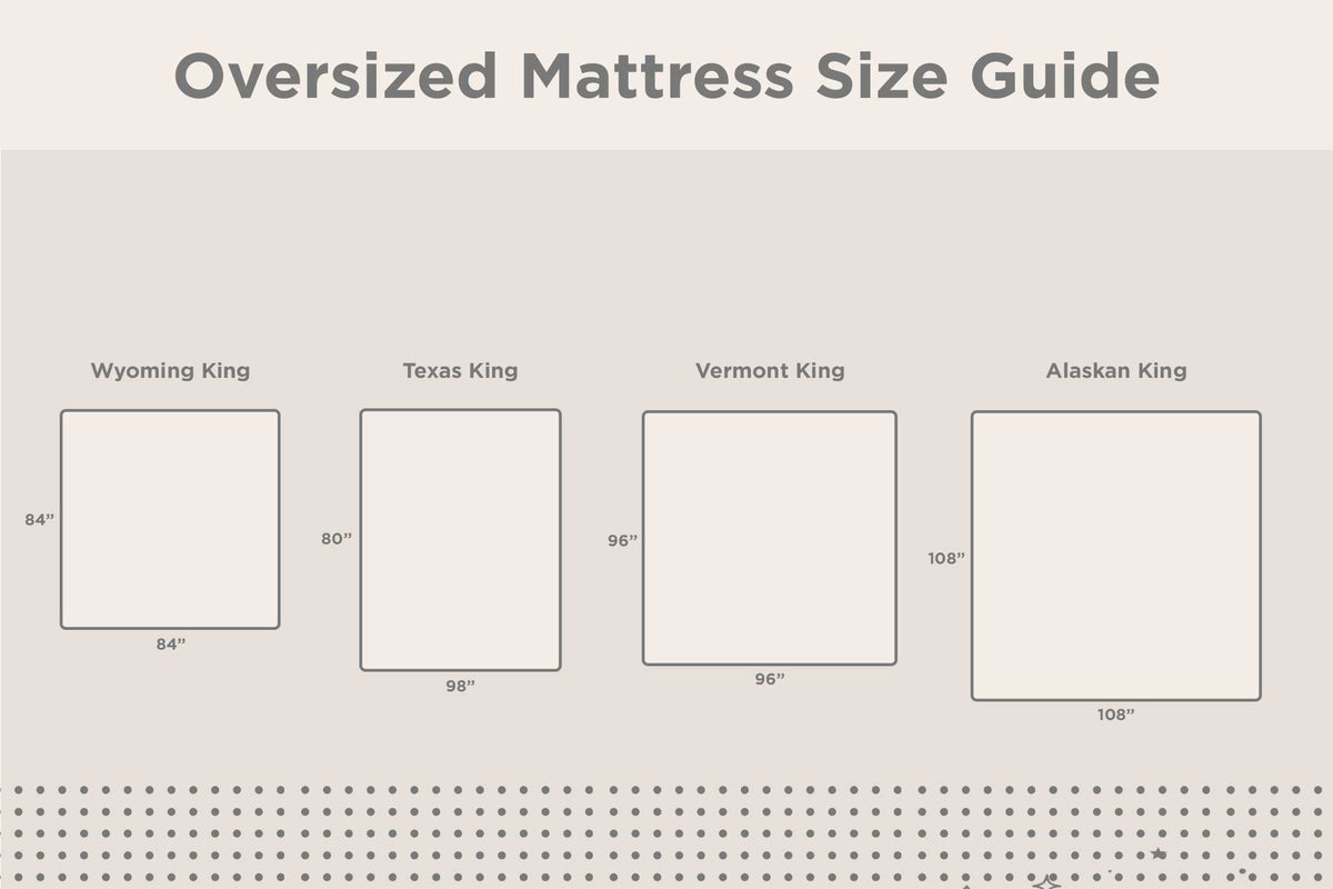 alaska king size mattress dimensions