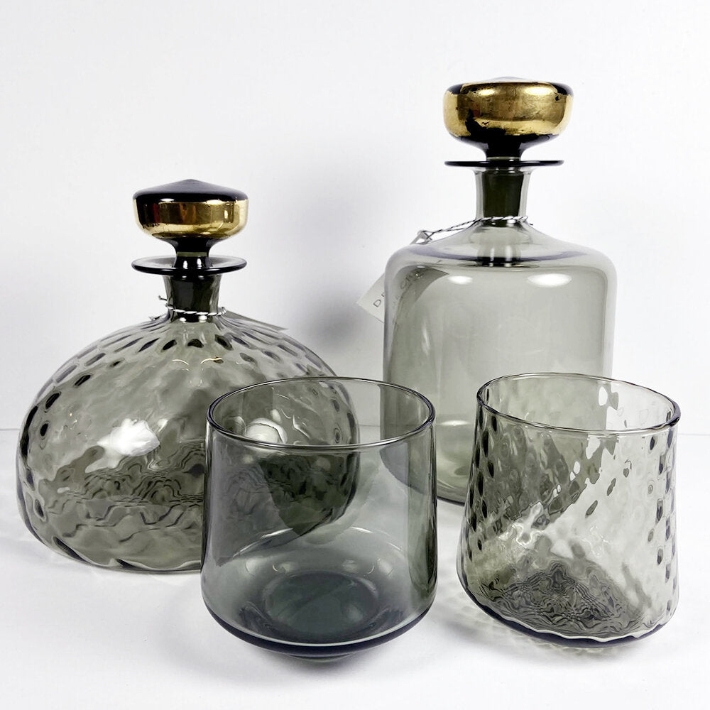 decicio glass whiskey decanter