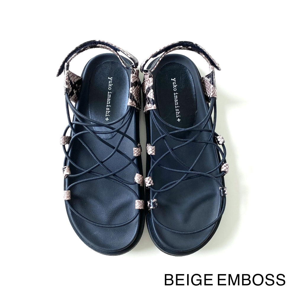 BEIGE EMBOSS / 35 (22.2cm)