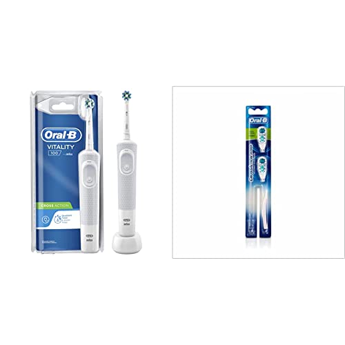 controleren Vervelen Temmen Oral B Vitality 100 White Criss Cross Electric Rechargeable Toothbrush –  NavaFresh - United States
