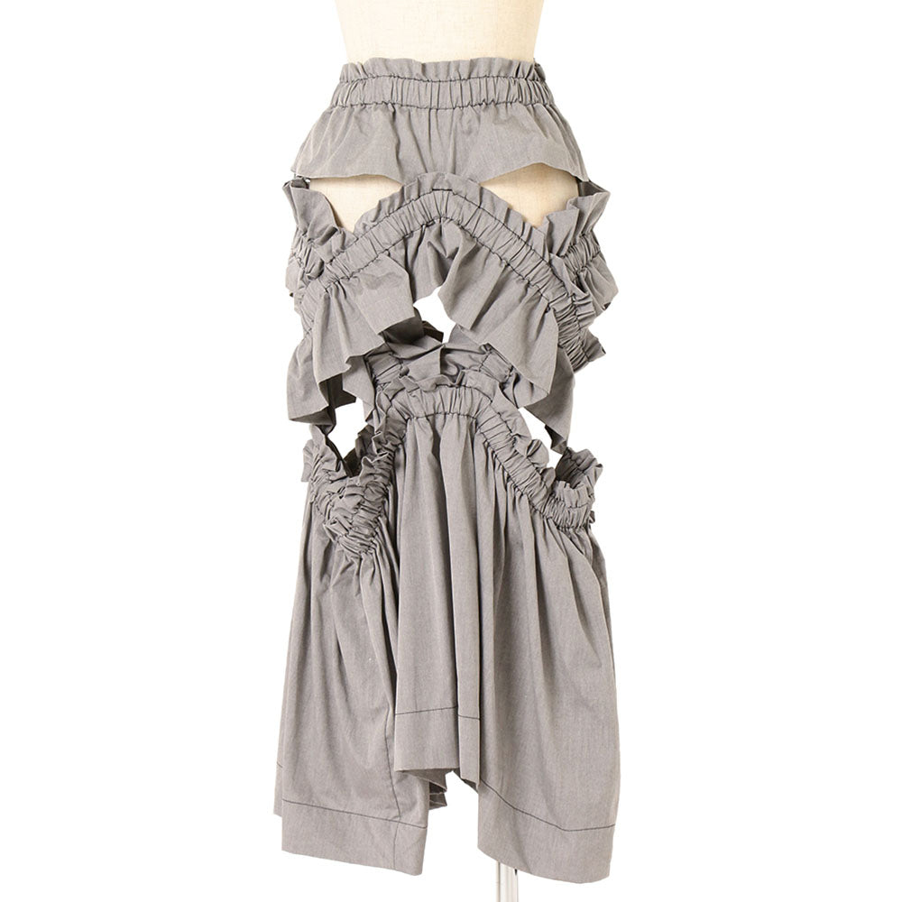 HOUGA locket frill skirt - スカート