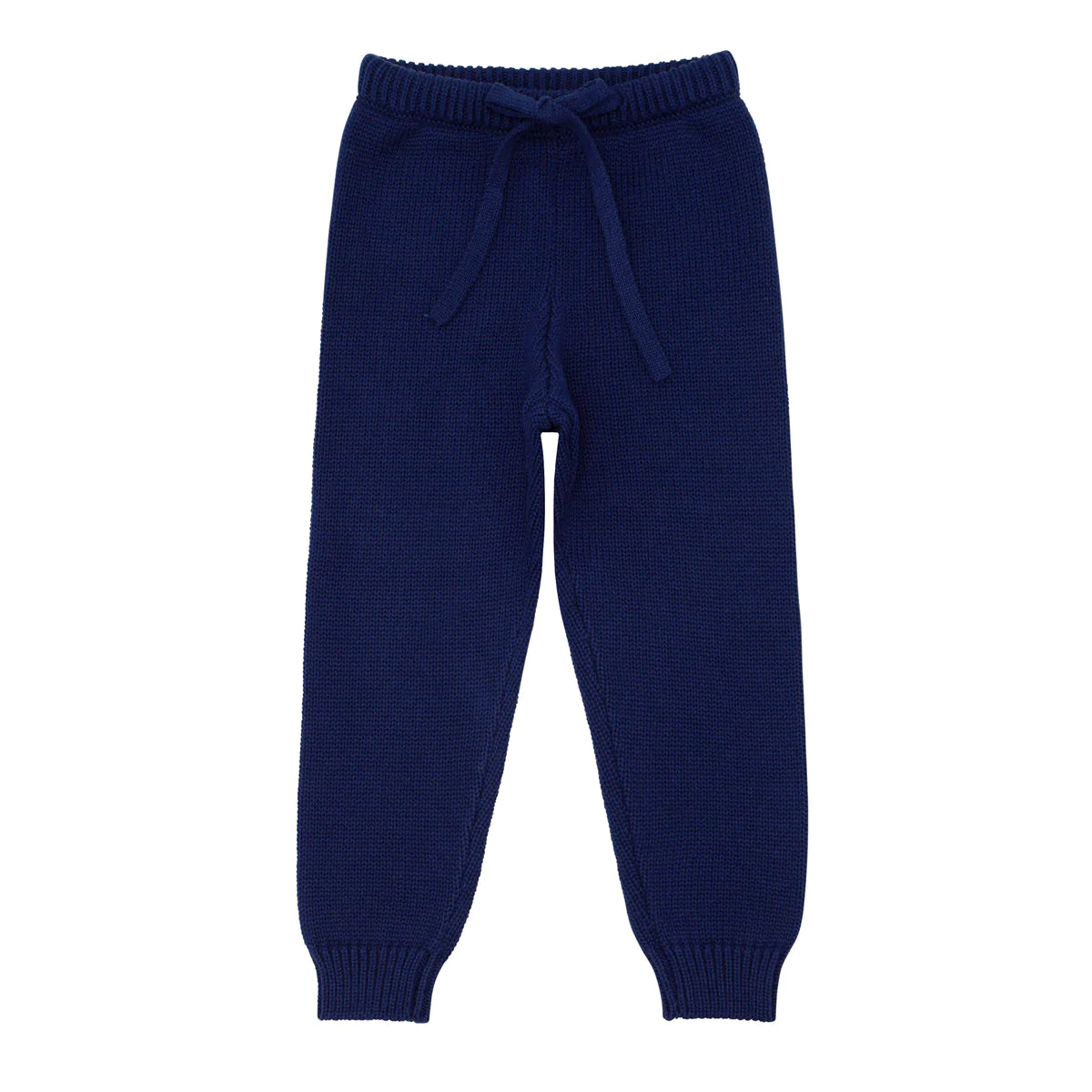 Unisex Navy Knit Pant