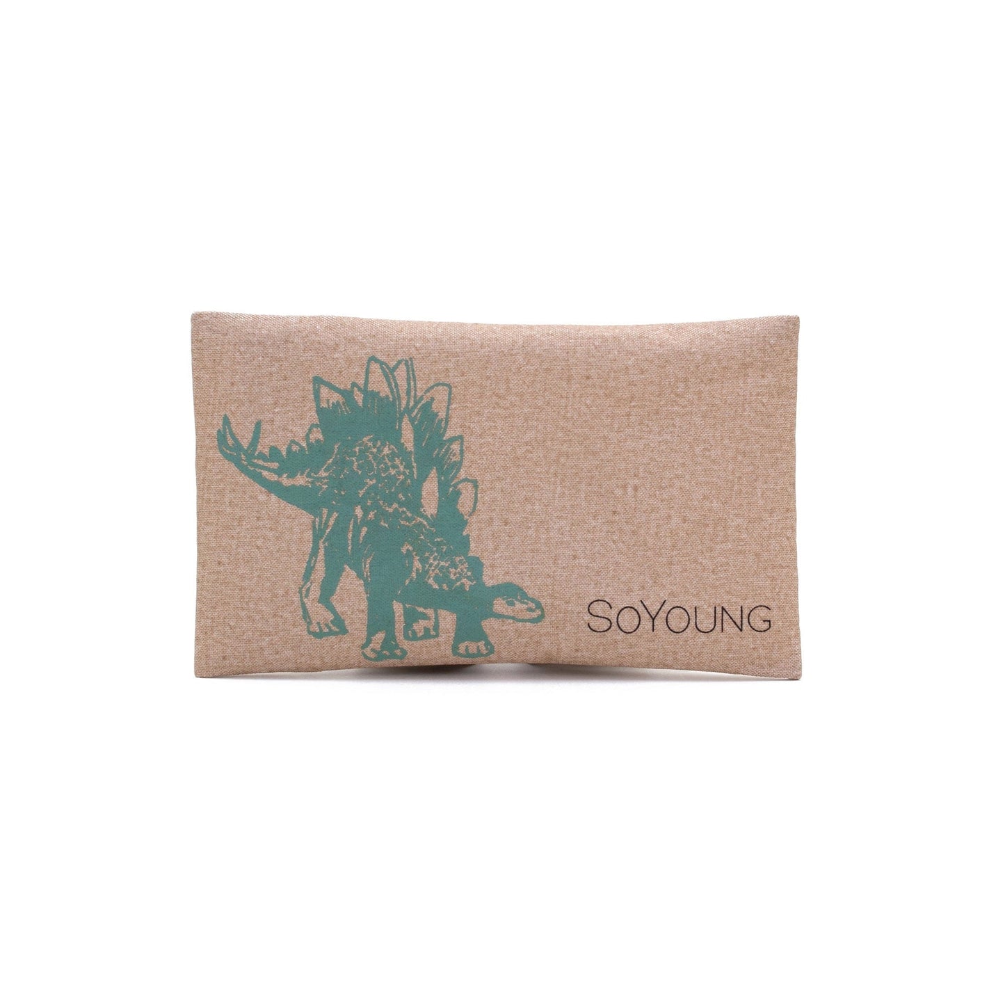 Sweat Proof Linen Ice Pack | Stegosaurus
