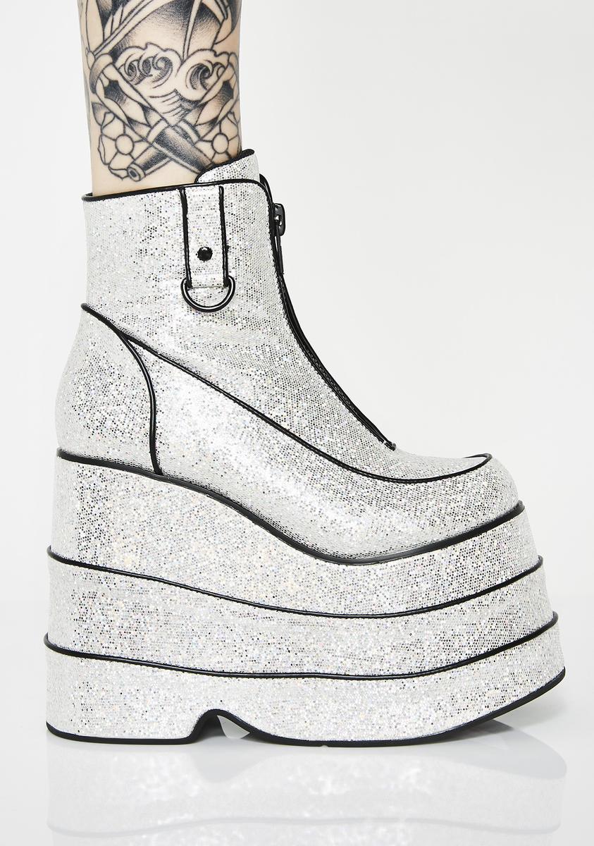 club exx glitter boots