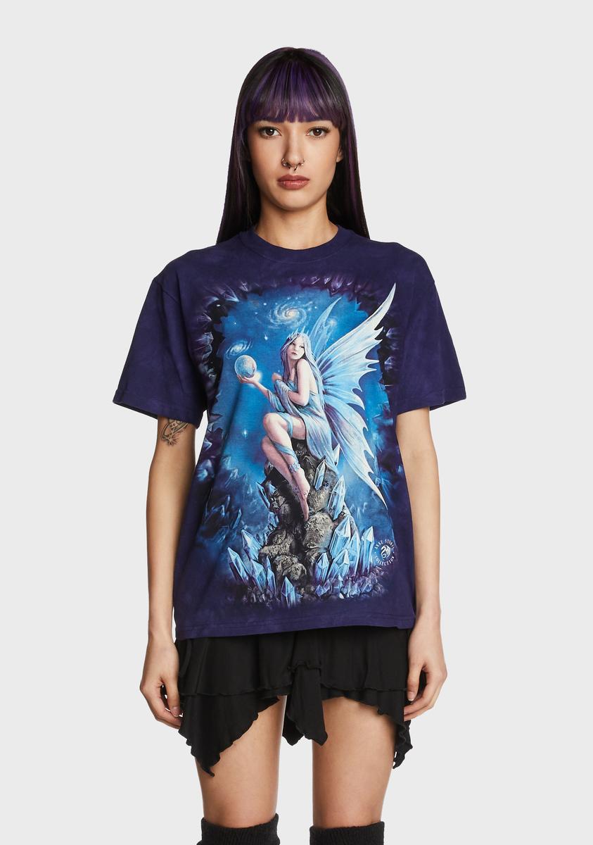 The Mountain Fairy Graphic Tee - Blue