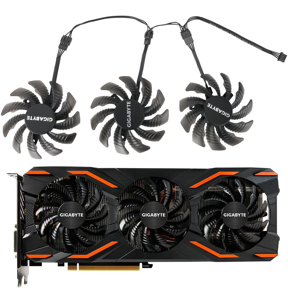 Cooling Fan For Gigabyte AORUS GTX 1080 1070 Ti G1  75MM T128010SU 0.35A 
