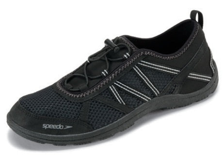 Speedo Mens Seaside Lace 4.0 Water Shoe Black 