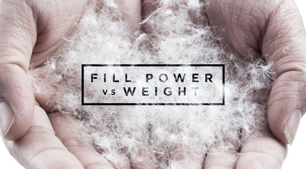 Down Fill Power vs Down Weight