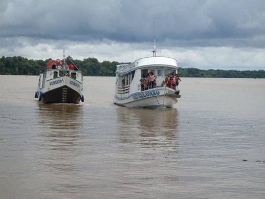 EMAF Brazil Mobile Teams, Barco Rei Salomão Afuá Batismo