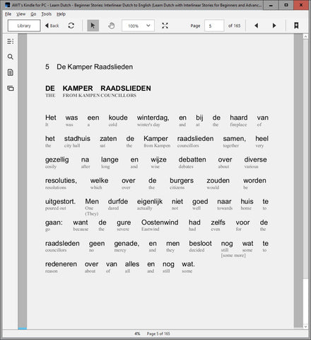 HypLern - Learn Dutch with Beginner Stories - Interlinear Dutch to English - Learn Dutch just by Reading - Fast and Easy
