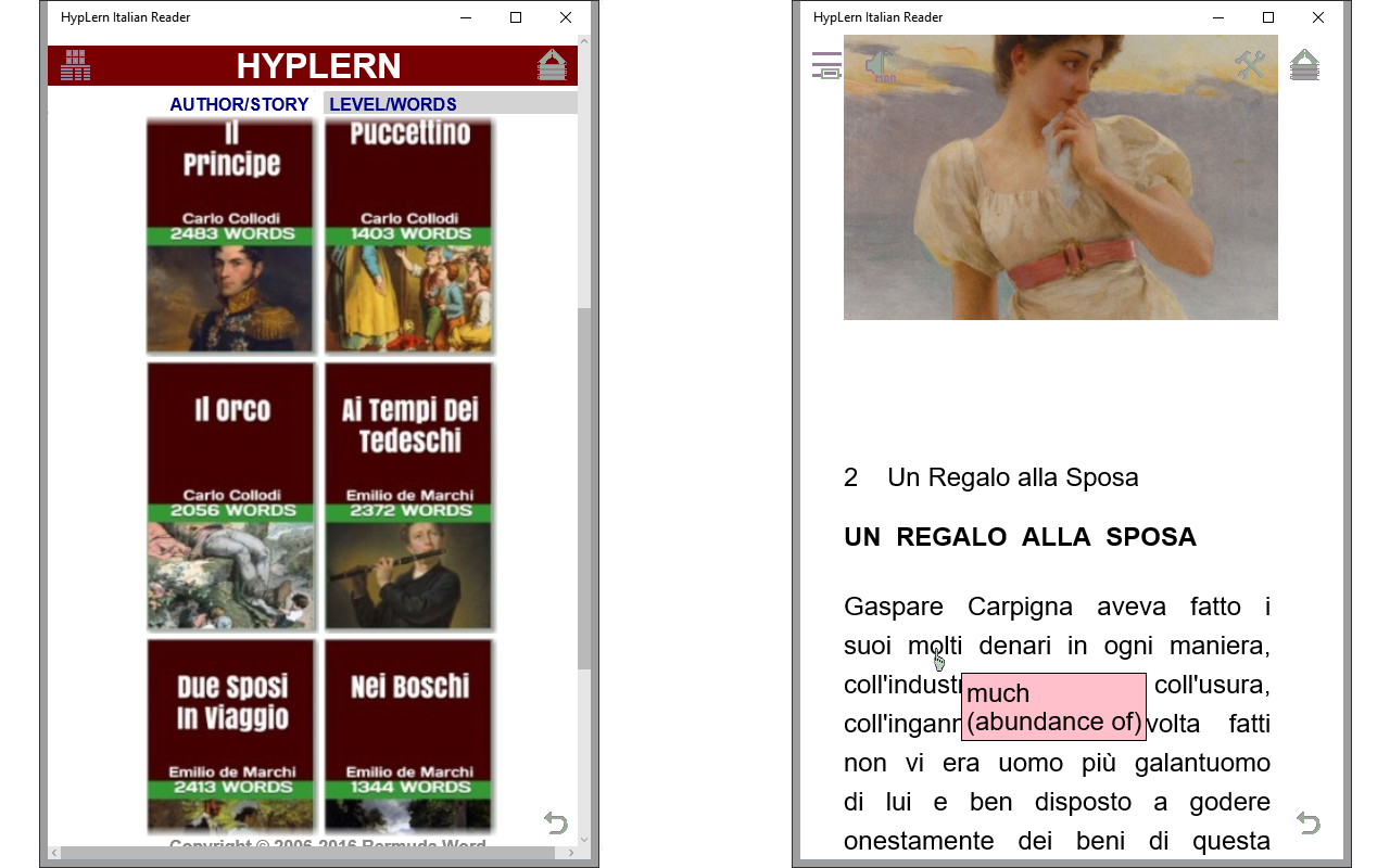 Learn Italian at high speed with HypLern!
