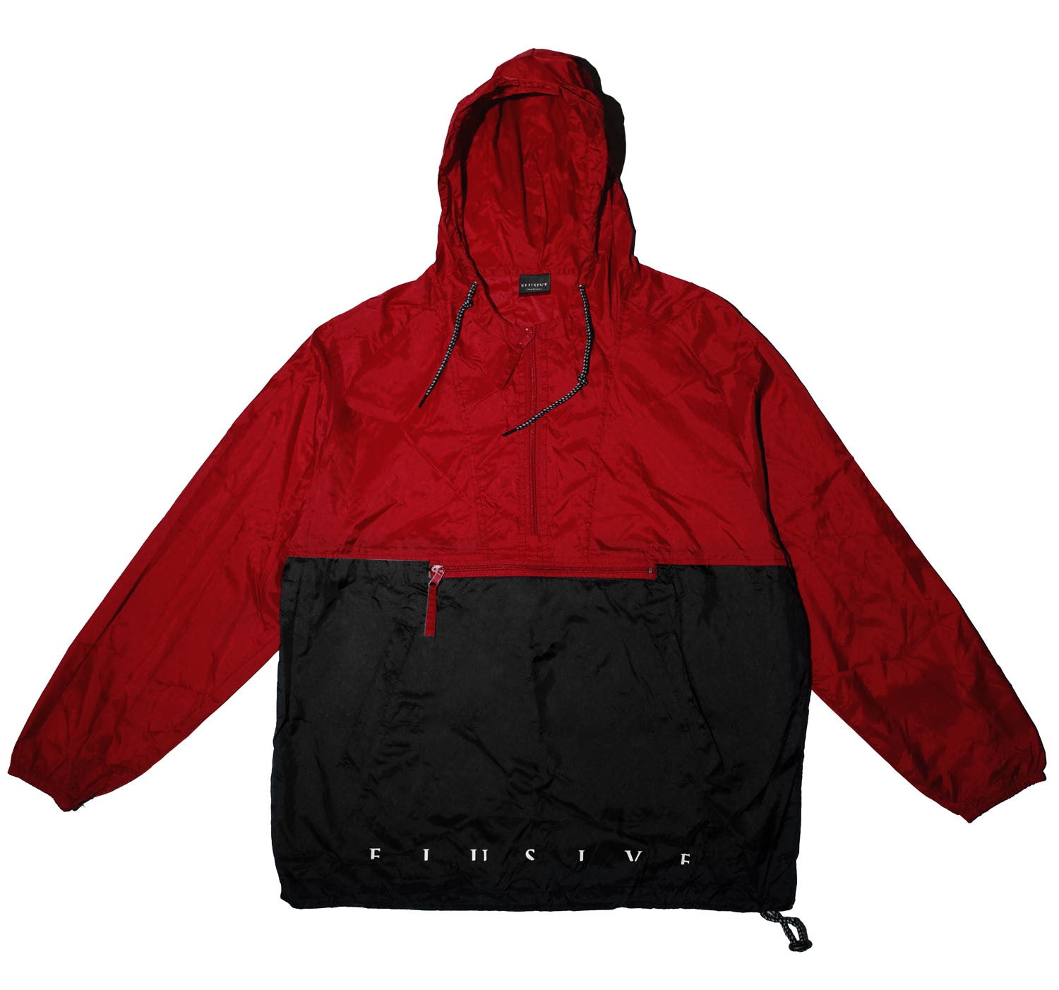 Vertigo Windbreaker Jacket in Red/Black – Elusive
