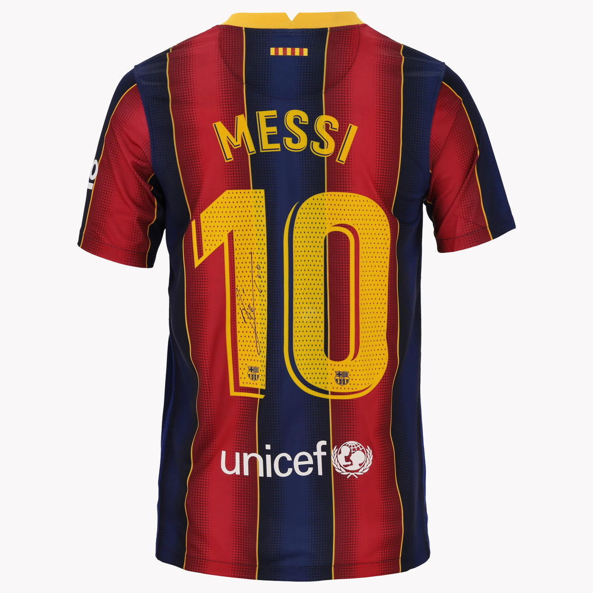 Messi Barcelona Back | The Football Autograph