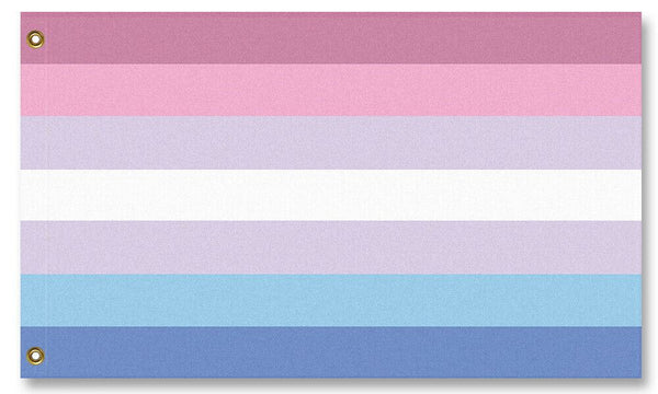 Bigender Pride Flag Custom Bi Gender Nonbinary Lgbtq Lgbtqx Lgbtqia Domestic Platypus 0026