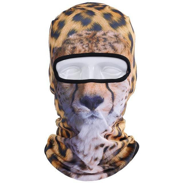 cheetah balaclava