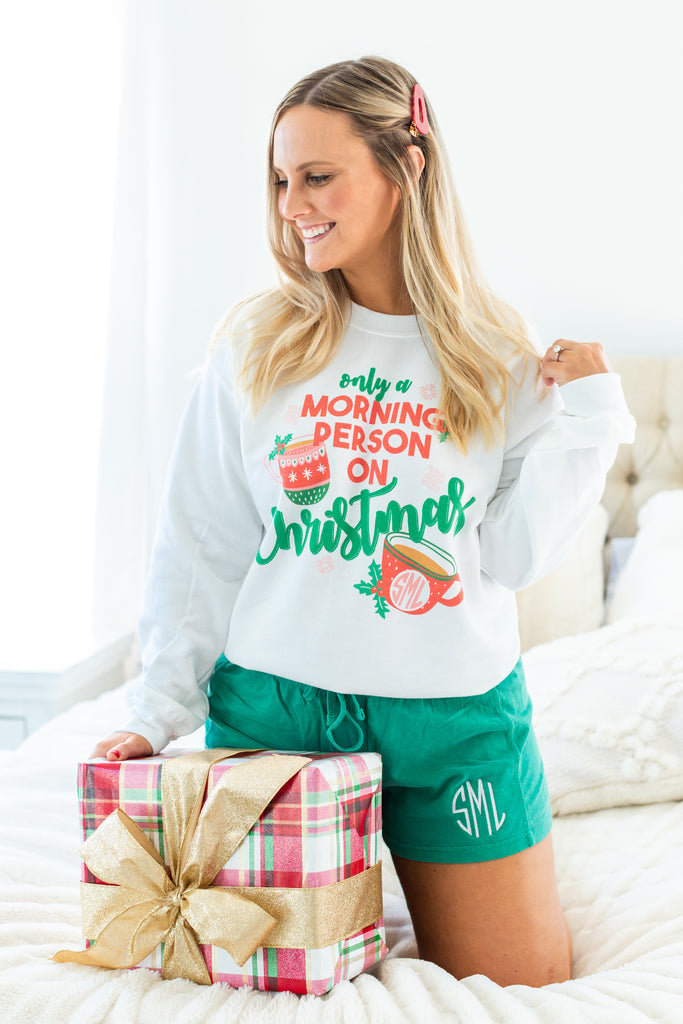 Christmas Morning Pajamas Monogrammed