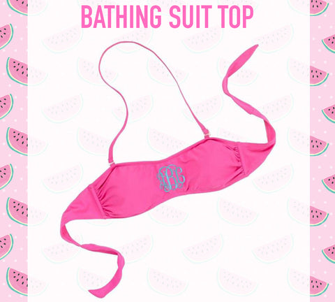 Monogrammed Bathing Suit
