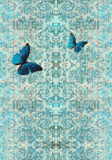 blue butterfly fabric, butterfly velvet uk, blue velvet uk, damask with butterflies, butterfly velvet fabric, blue damask fabric, damask velvet uk, traditional butterly fabric,