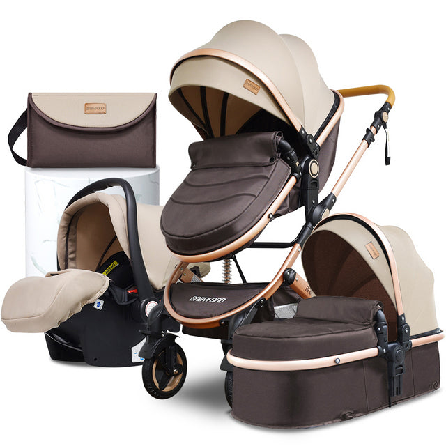 khaki stroller