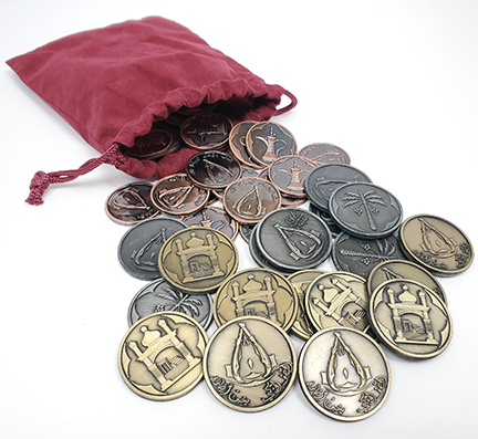 råb op nødvendig struktur Top Shelf Gamer | The Best Five Tribes Upgrades and Accessories | Arabian  Coins Set in Burgundy Bag (set of 50)