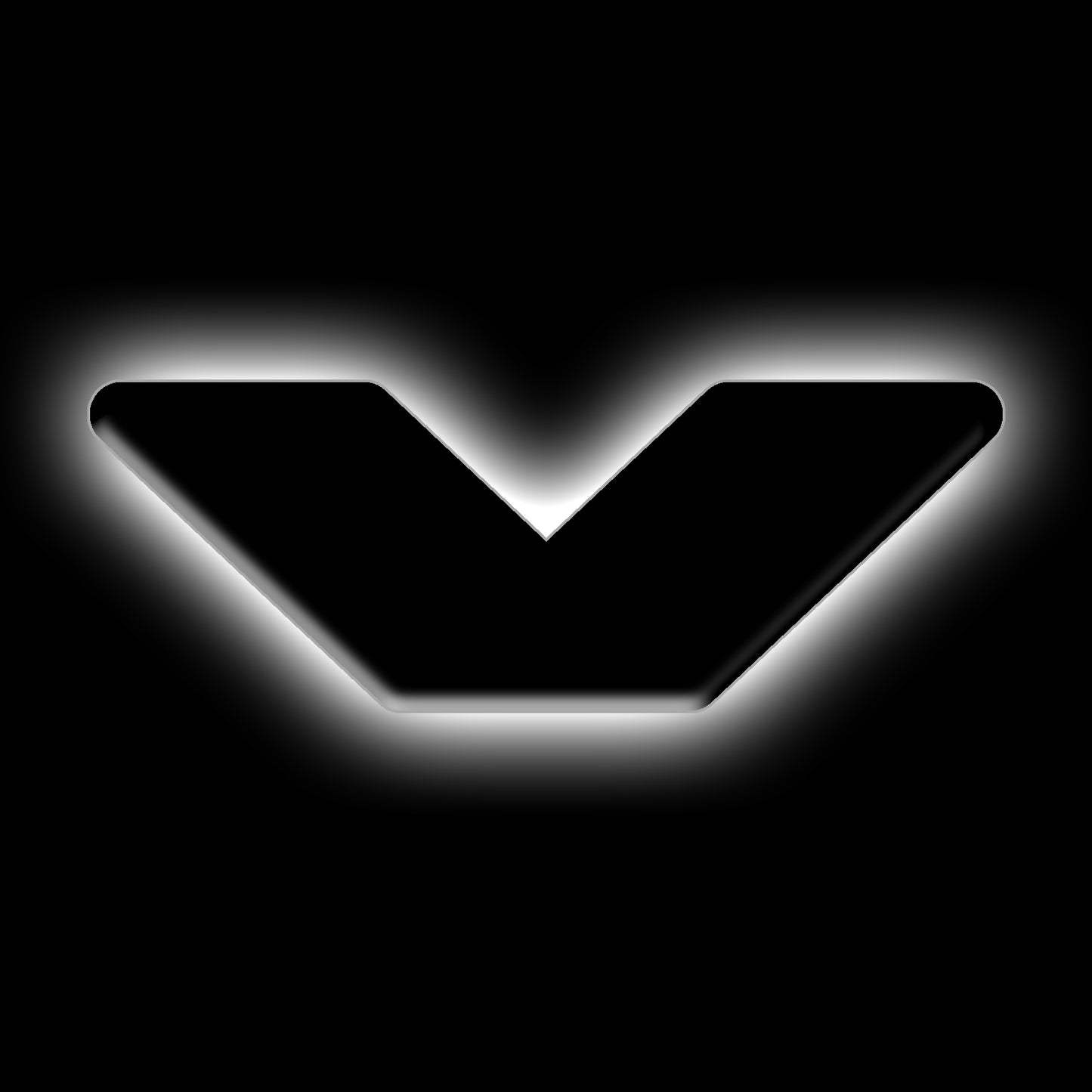 ORACLE Lighting 3141-V-001 Fits 2021-2022 Ford Bronco Universal Illuminated LED Letter Badges - Matte Black Surface Finish - V