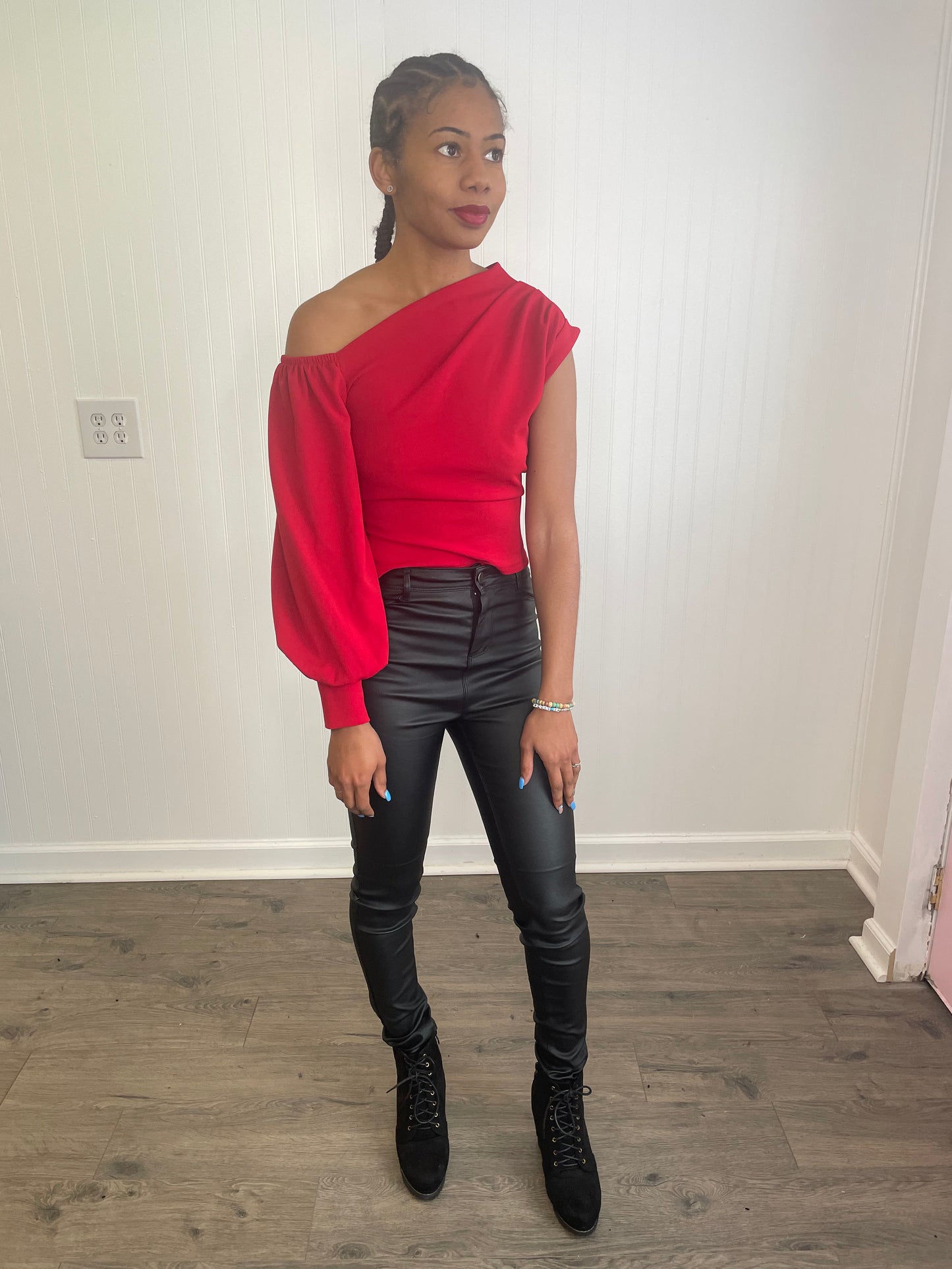 Hot Date One Shoulder Blouse