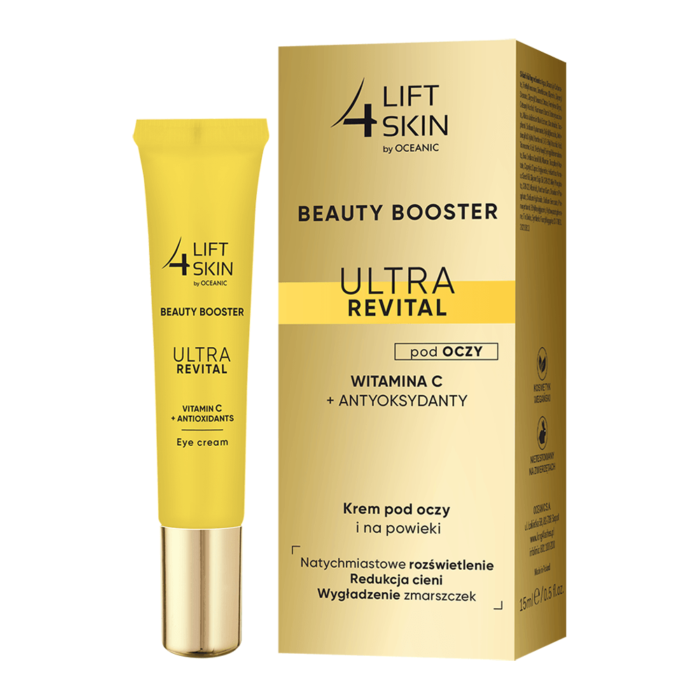 LIFT4SKIN BEAUTY BOOSTER ULTRA REVITAL paakių kremas su vitaminu C, 15 ml - TIESIOG GRAŽI