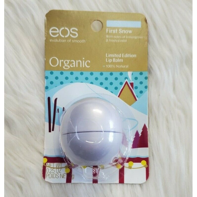 ding smal Middag eten eos Organic First Snow Limited Edition Lip Balm Sphere - 0.25 oz – kgsgsales