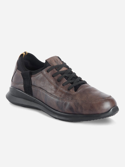 Men's Brown Smart Casual Lace Up (ID3058)-Casual - iD Shoes