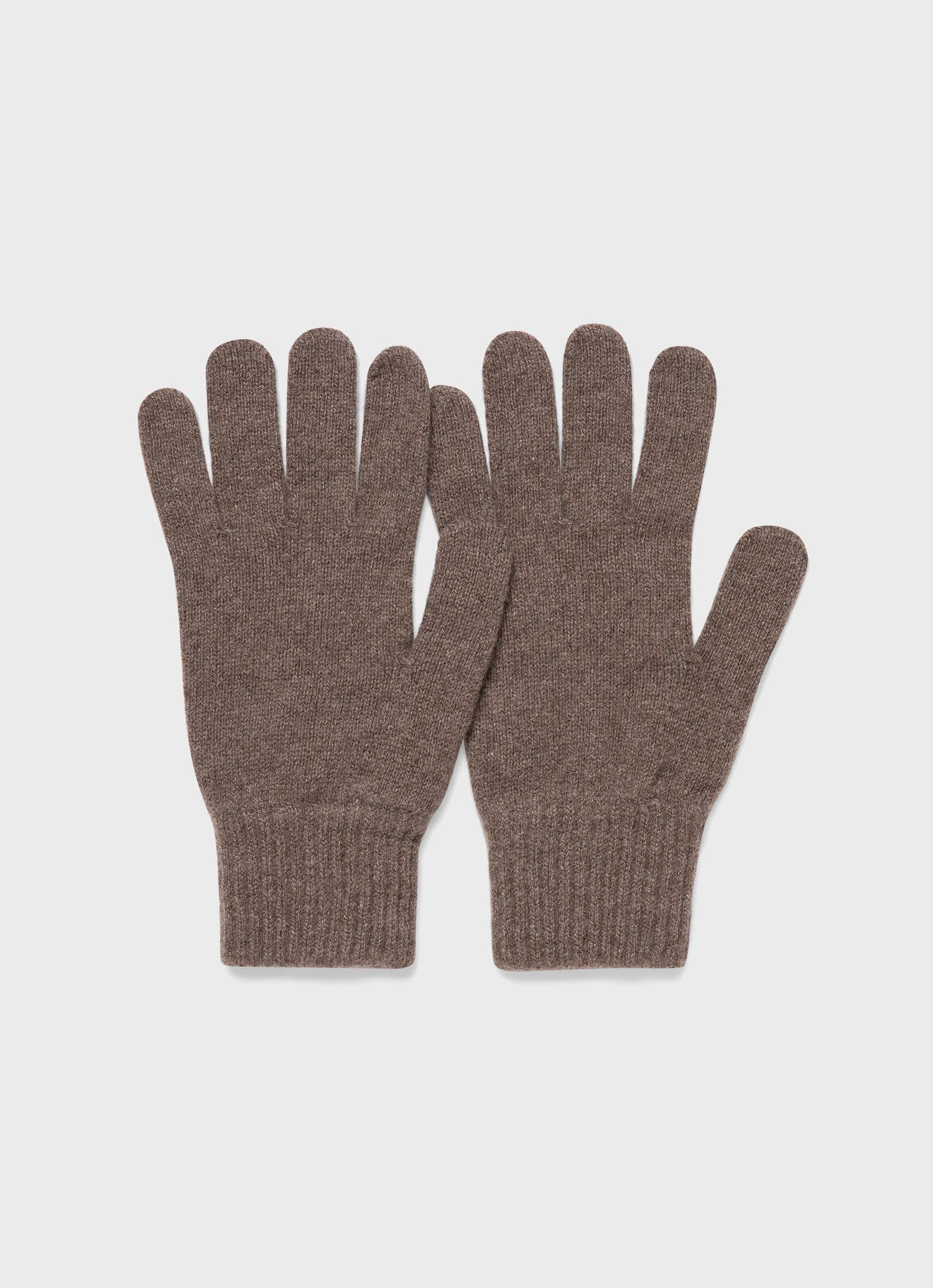 recycled cashmere gloves