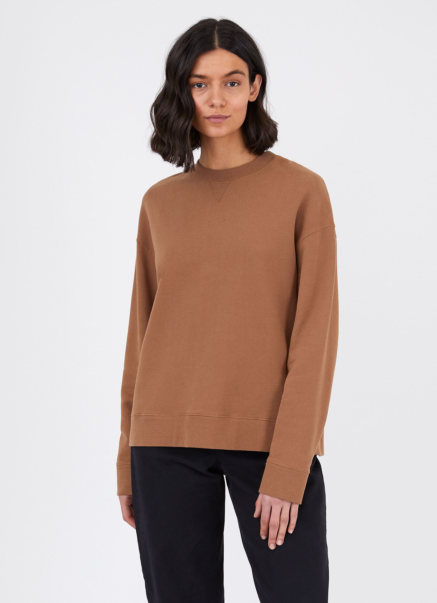 Relaxed Loopback Sweatshirt | Sunspel