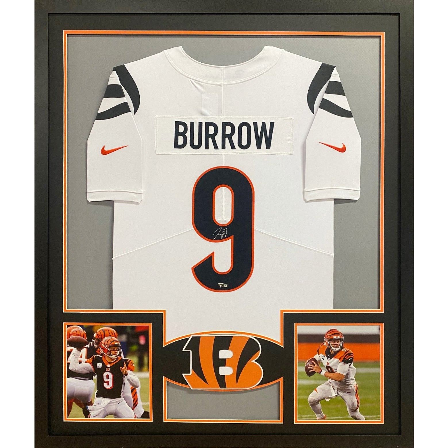 Joe Burrow Signed Bengals 35x43 Custom Framed LED-Backlit Jersey Display  Inscribed 2020 #1 Pick with 2020 Rookies and Stars #101 RC & 2020 Panini  Mosaic #201 RC (Fanatics Hologram)