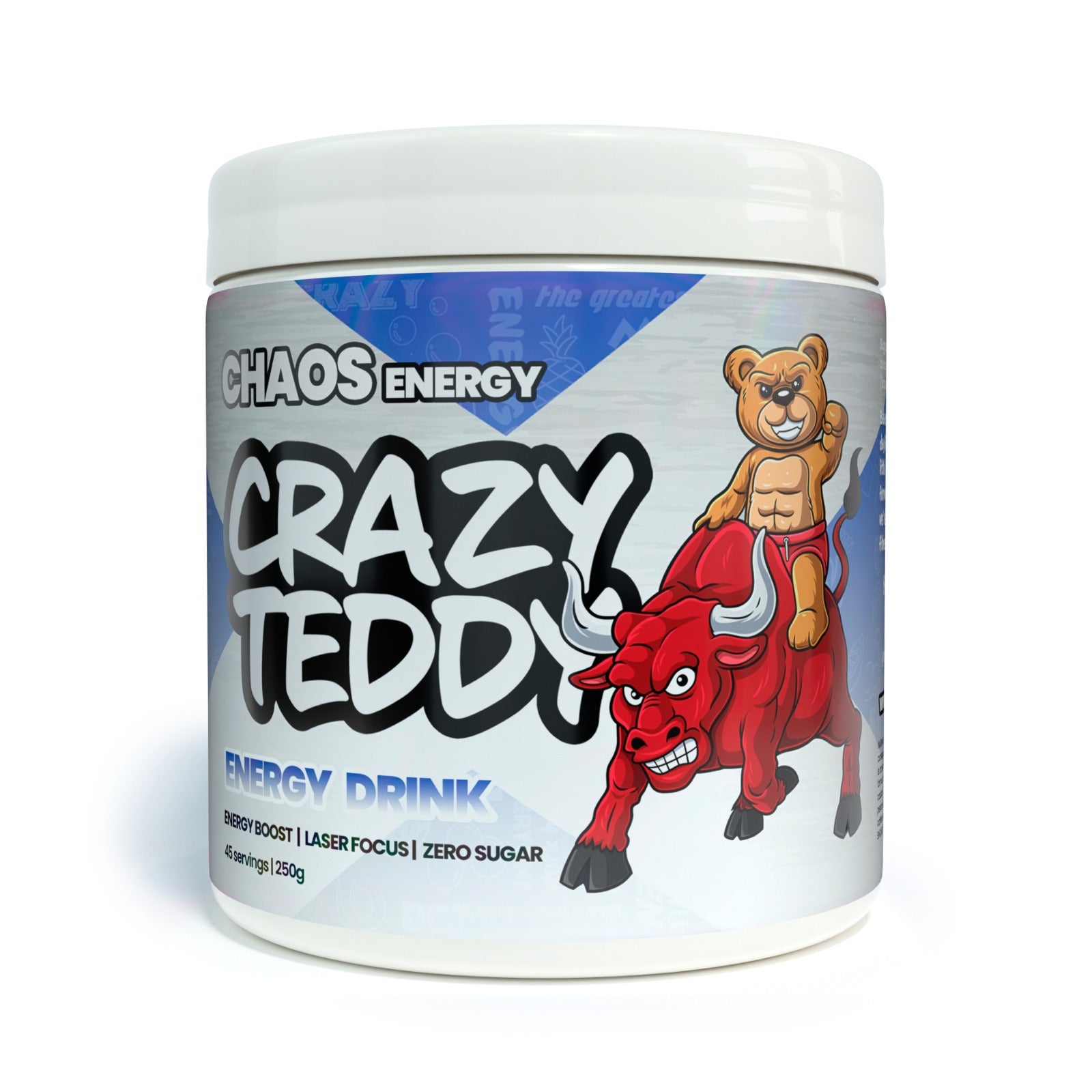 dwaas arm Bekritiseren Crazy Teddy Chaos Pre-Workout Energy Drink