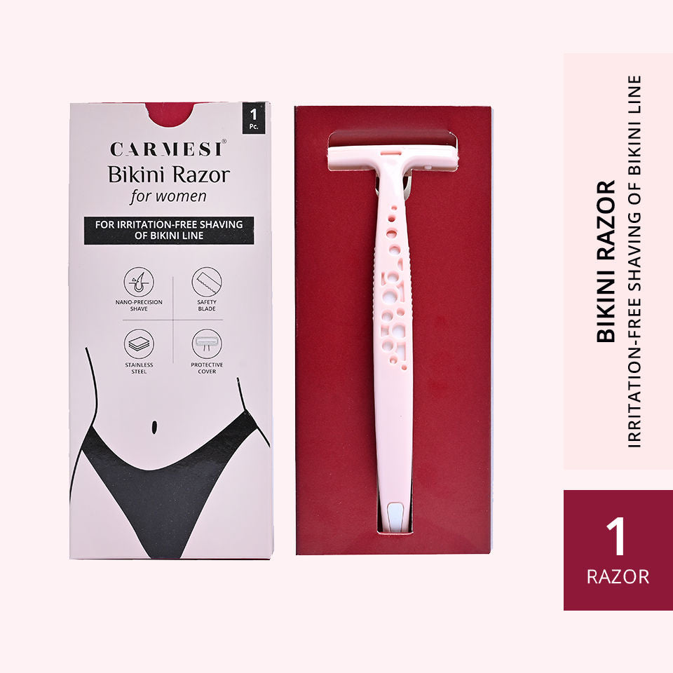 Carmesi Bikini Razor For Women For Irritation Free Shaving Of Bikini Gonari 