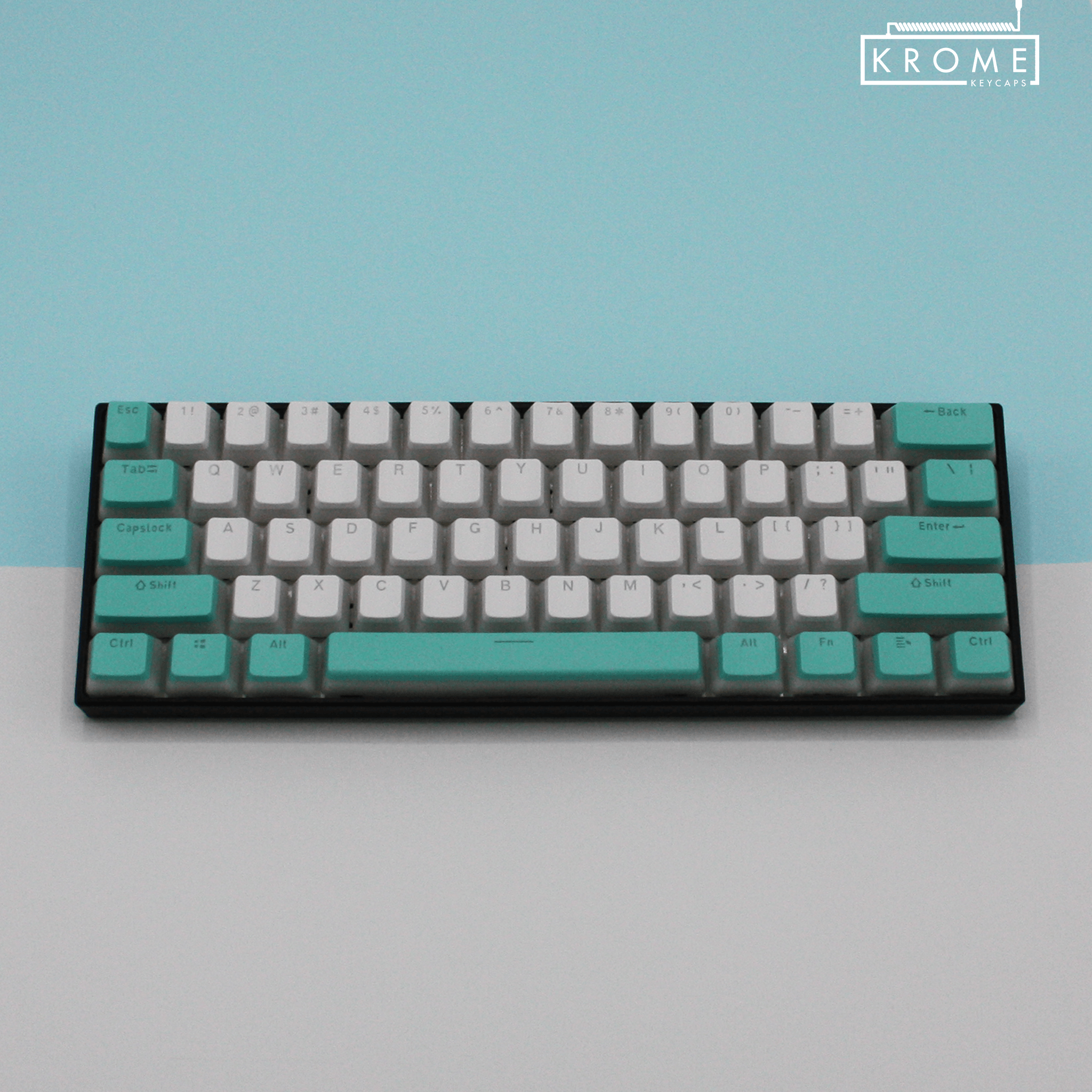 cyan pudding keycaps