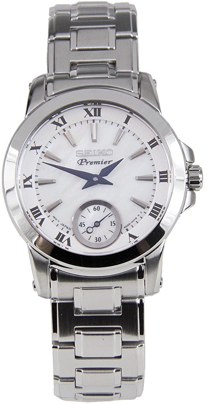 Seiko Women's Premier 32 mm Silver Steel Bracelet Watch - srkz69