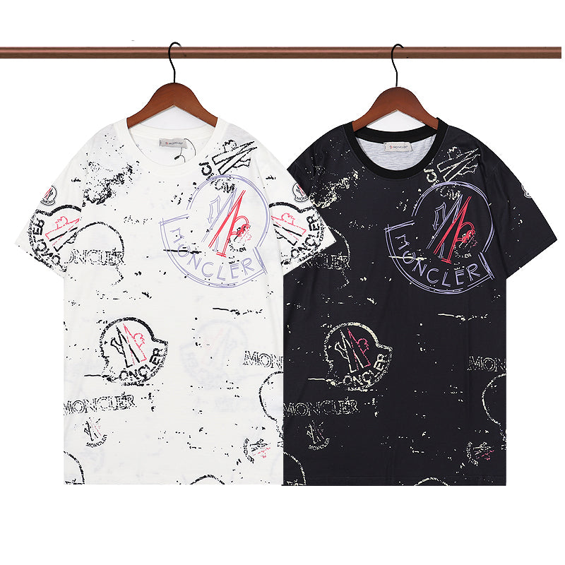 22SS◇MONCLER◇カラフル ロゴ コットン Tシャツ – Pangdun-shop