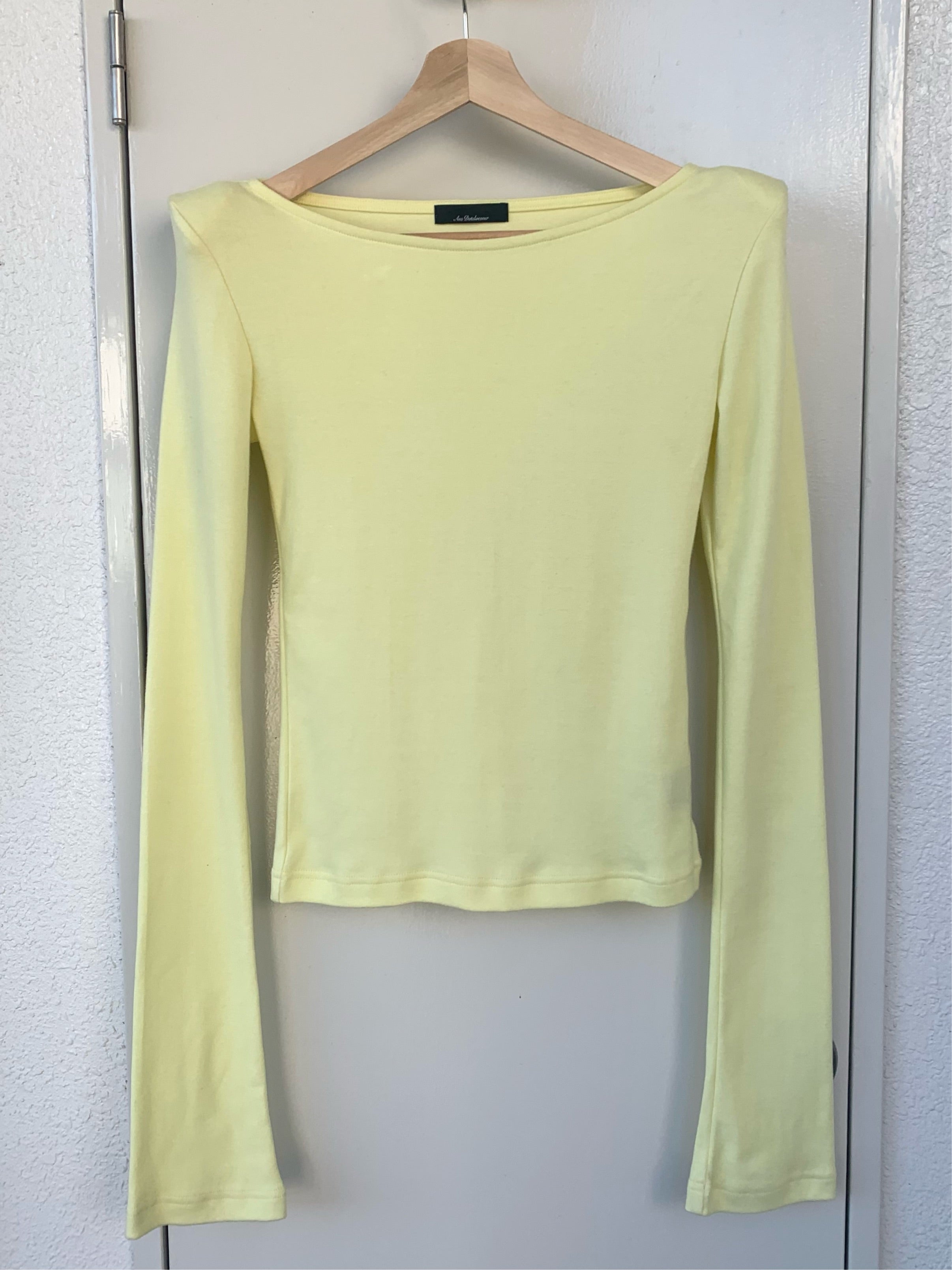 limited color】Shoulder top lemon – Ans Dotsloevner