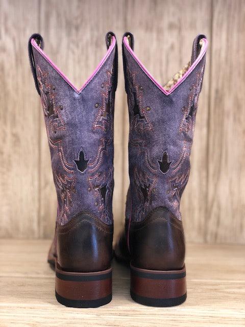 womens purple cowgirl boots