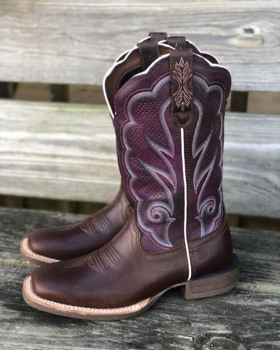 wide calf square toe cowgirl boots