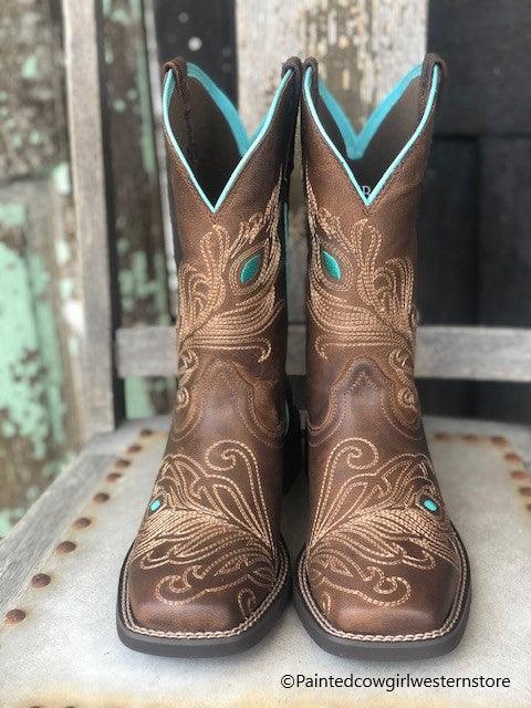 peacock cowgirl boots