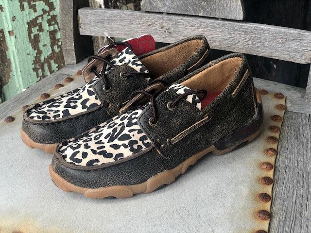 leopard print driving moccasins