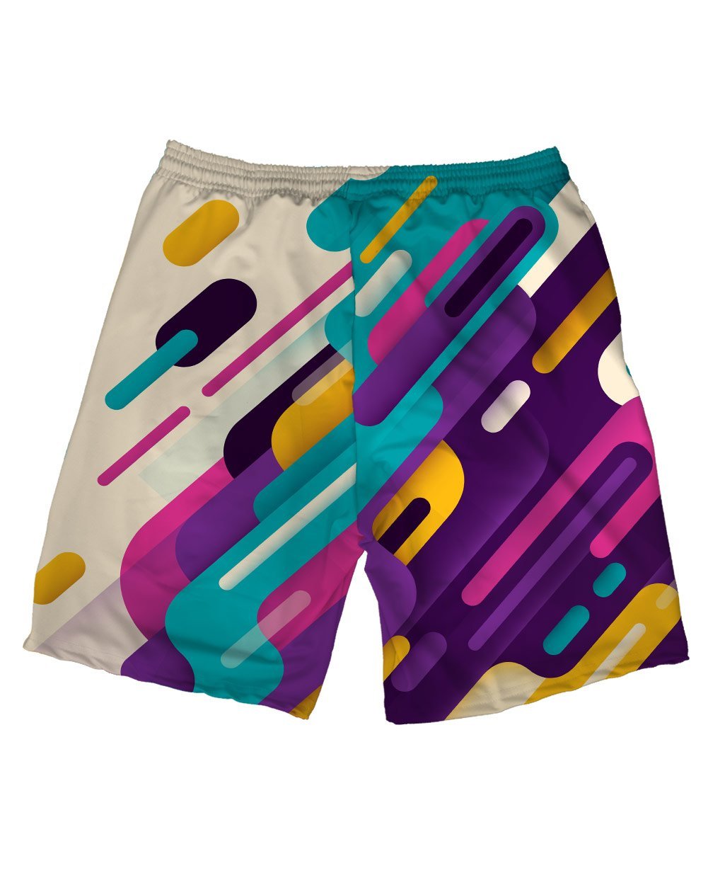 color rush men"s shorts-back