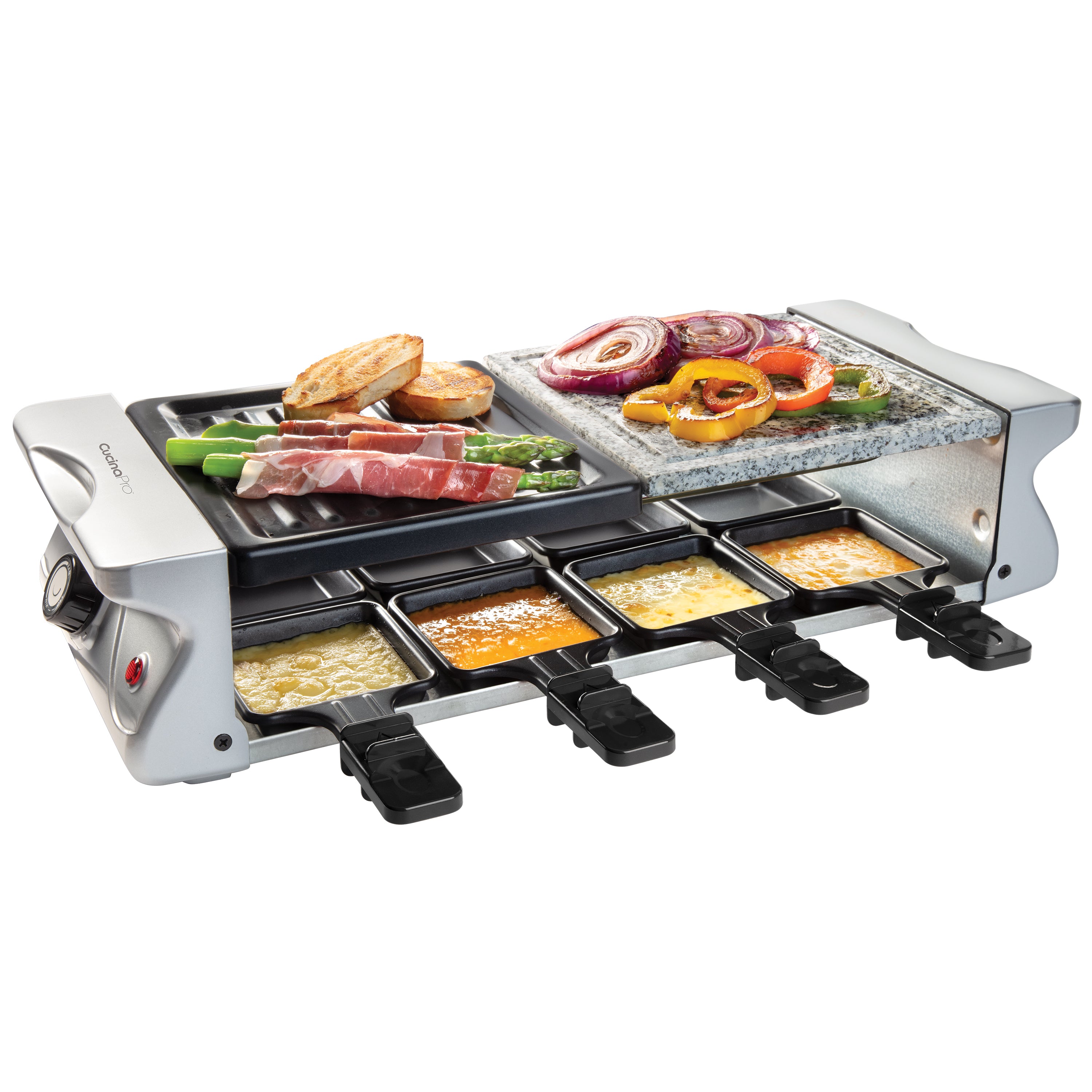 Zeeman Strippen Zwaaien Deluxe Cheese Raclette & Table Grill – CucinaPro