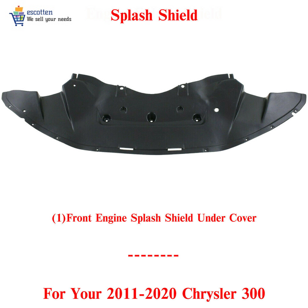 Garage-Pro Front Engine Splash Shield for CHRYSLER 300 2011-2018 Under Cover 
