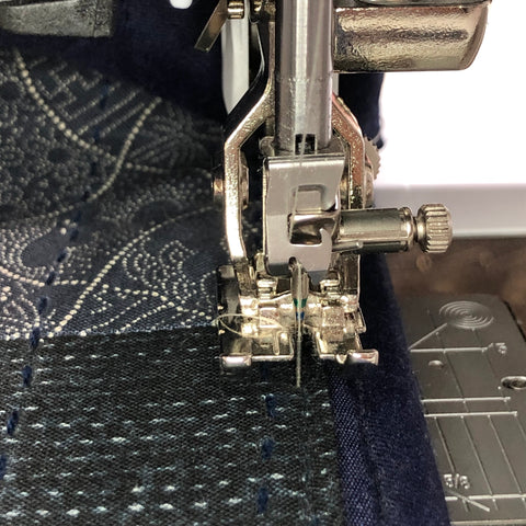 Boro - Machine Stitching Down