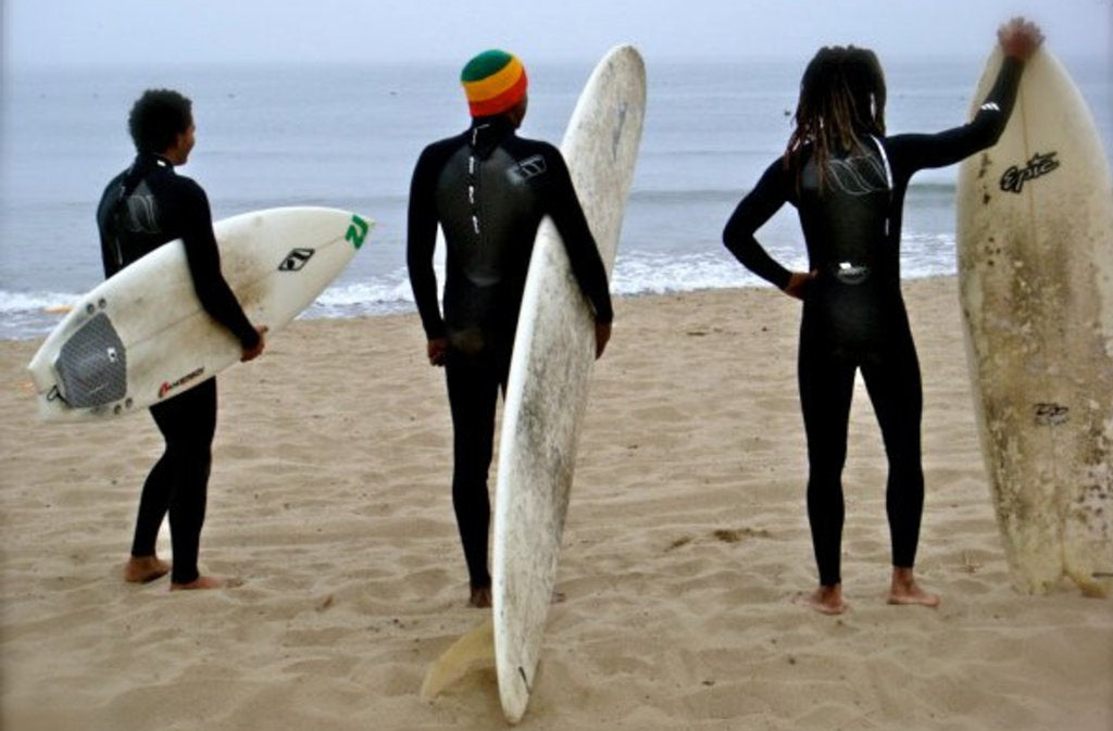 A scene from “White Wash,” a documentary about black surfers directed by Ted Woods. Credit...Virgil Films & Entertainment