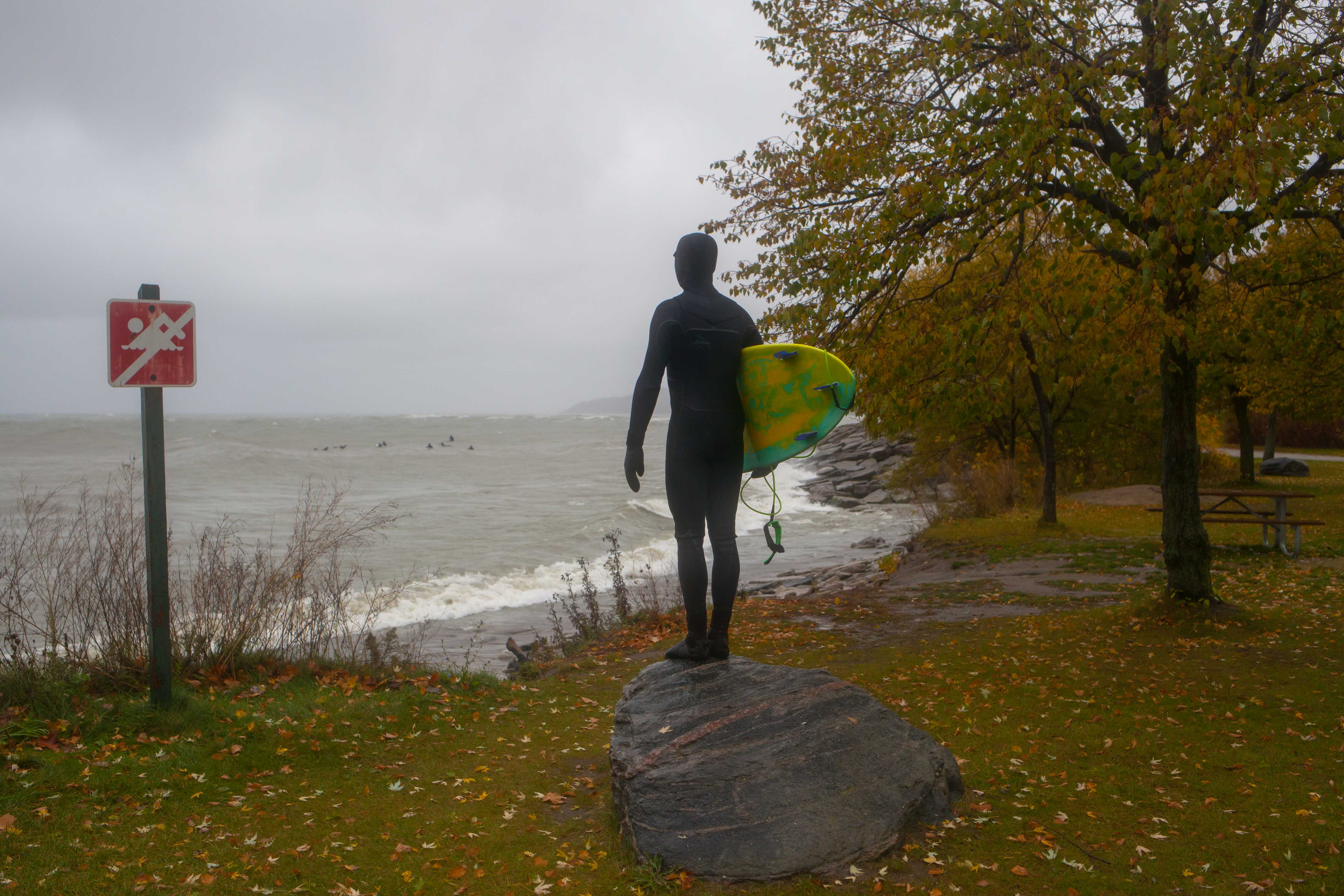 Surfing on Lake Ontario Surf the Greats Great Lakes by Lucas Murnaghan