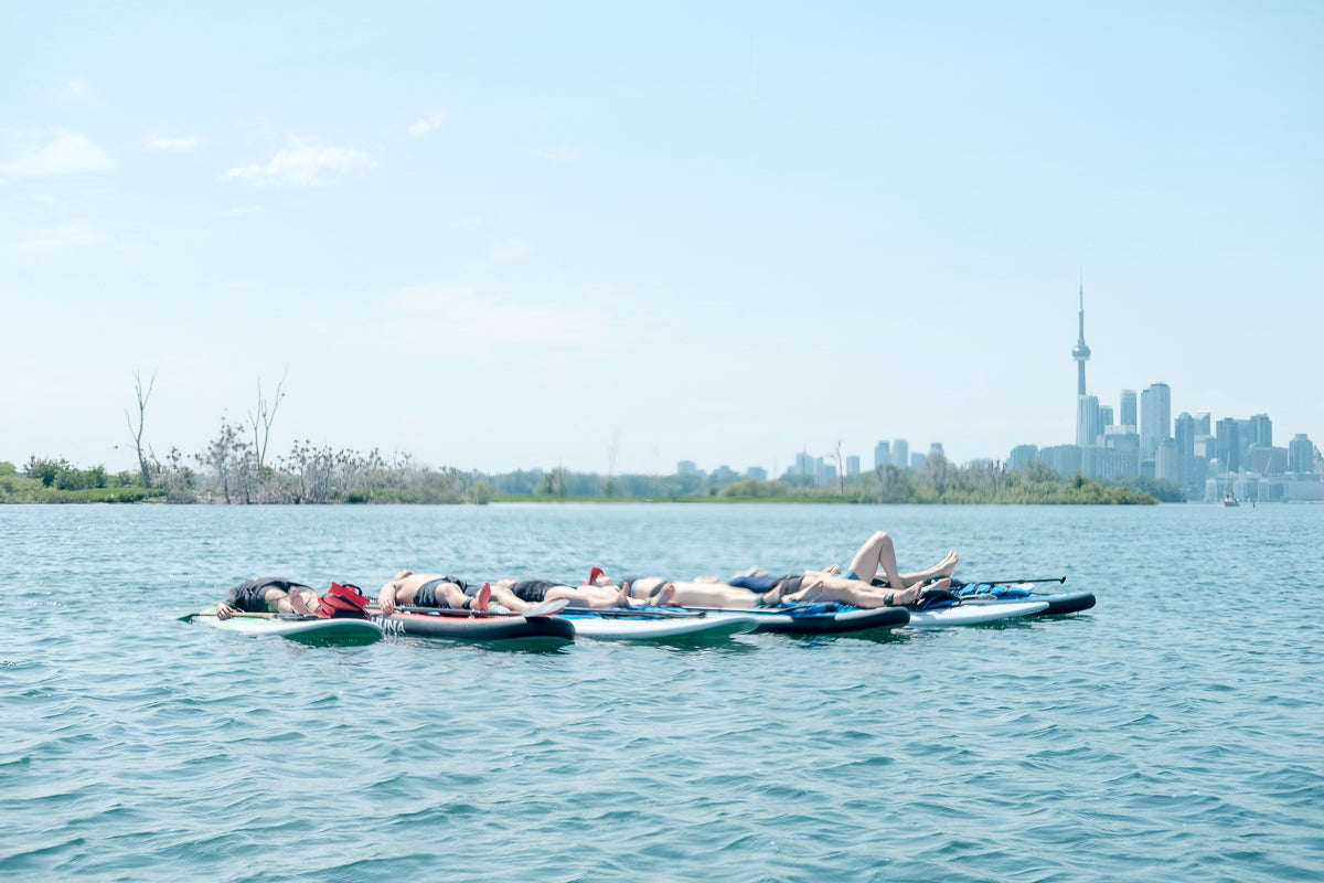 SUP Yoga Toronto Standup Paddleboarding