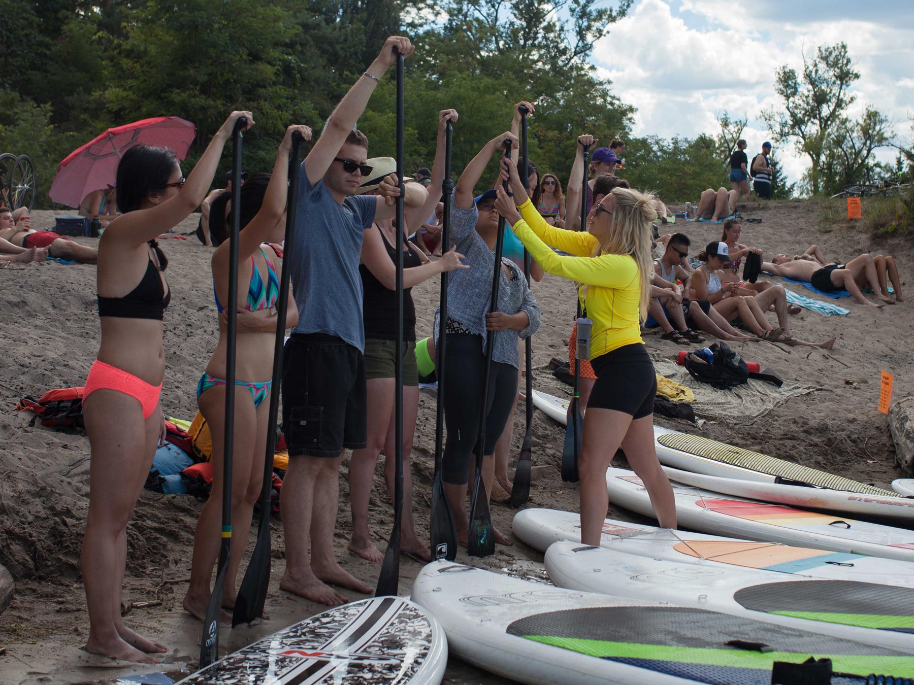 Surf the Greats MEC Outdoor Nation Castaway Toronto Lake Ontario Standup Paddle Boarding SUP Yoga Tidal Flow